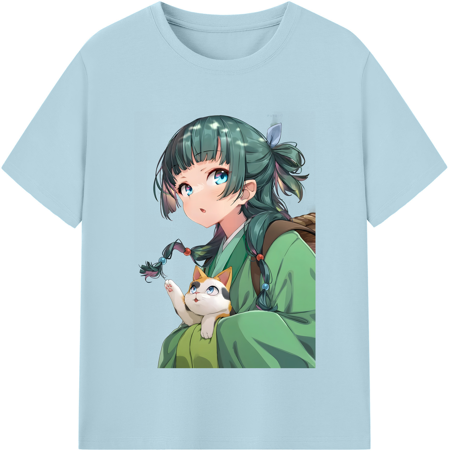 （画像用） 薬屋のひとりごと The Apothecary Diaries 綿100％半袖Tシャツ（フロントプリント）